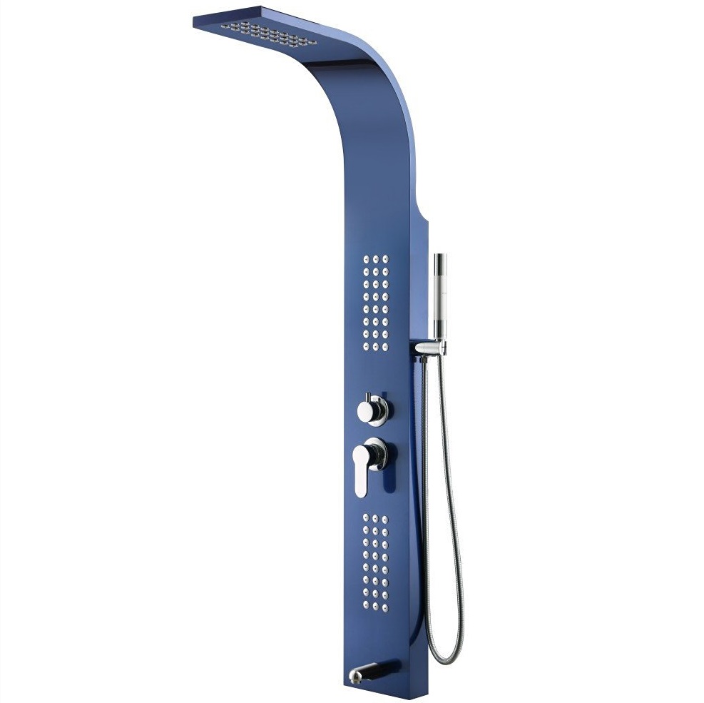 Cadiz Shower Panel with Rainfall & Body Massage Jet